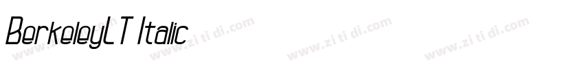 BerkeleyLT Italic字体转换